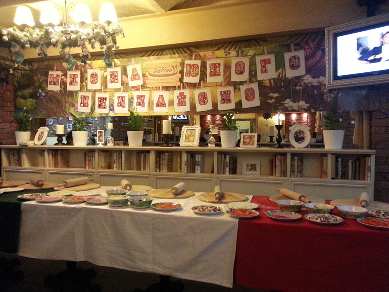 МК в итальянском ресторане.