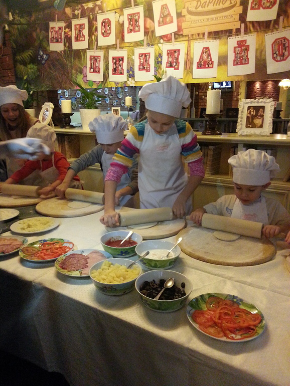 МК в итальянском ресторане.