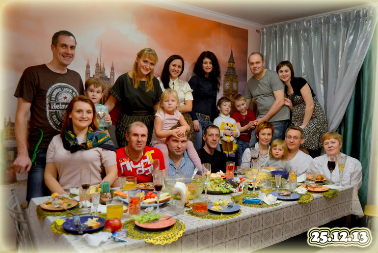 Вчера отметили днюху мужа