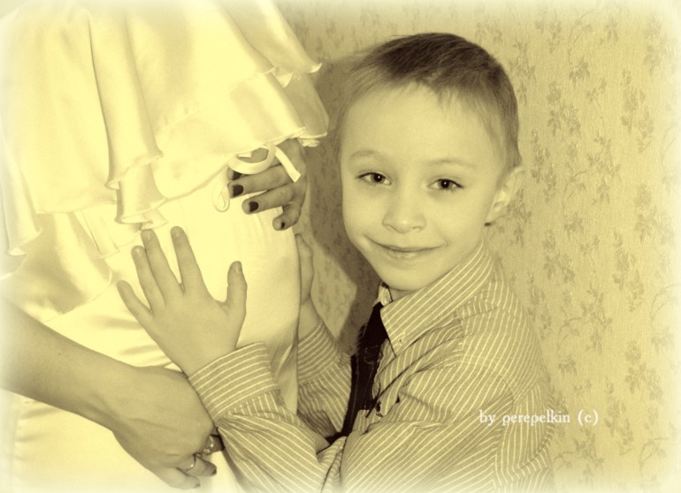 Беременный фотопуз