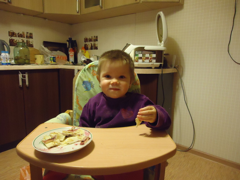 Наш первый блинчик