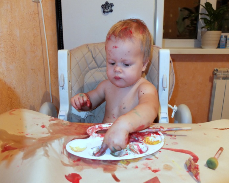 Новогодняя игрушка: первый опыт в 1,3.