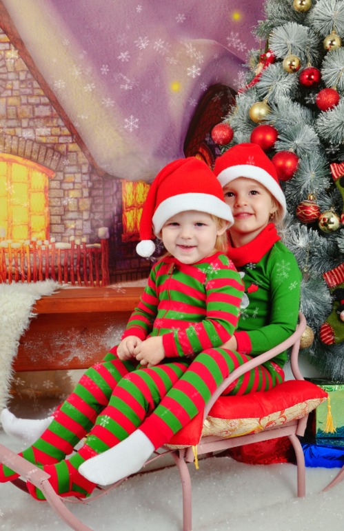 Вот что получилось из наших пижамок)))