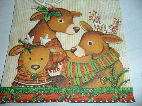 Предновогодняя распродажа салфеток, цены снижены на 20 %.