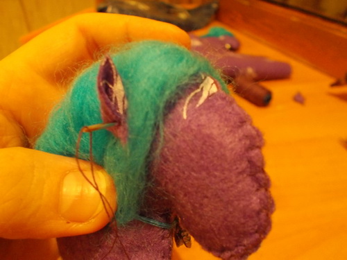 Лошадка из фетра