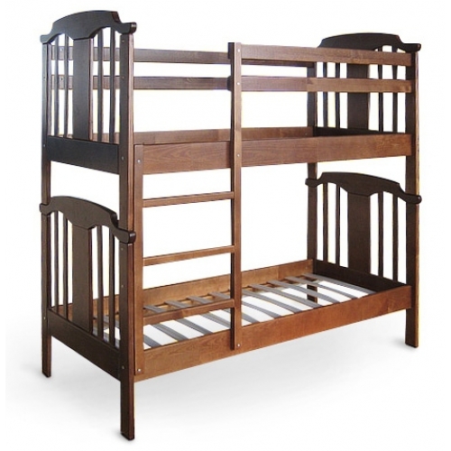 деревянная двухъярусная детская кровать