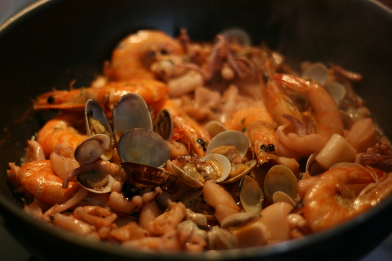 Неправильное ризотто по-рыбацки / Risotto alla pescatora