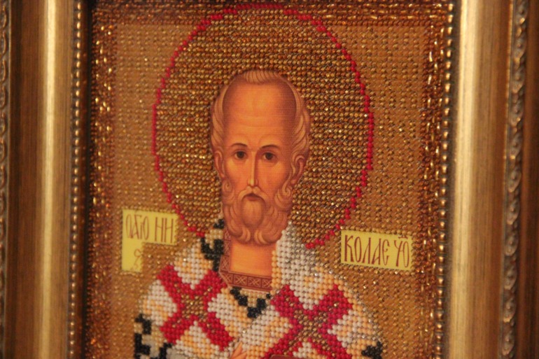 Николай Чудотворец и Матронушка (Кроше)