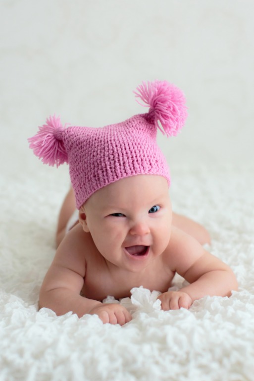 Давненько не брала я в руки крючок... или шапочки для фотосессий)