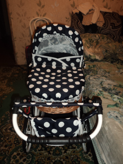 коляска для куклы вакард моника ретро