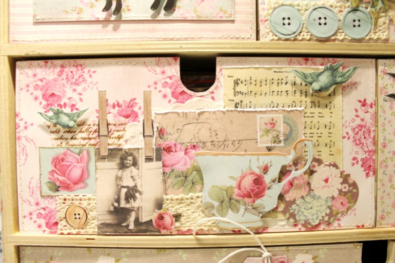 Декор икеевского комода в стиле Тильда