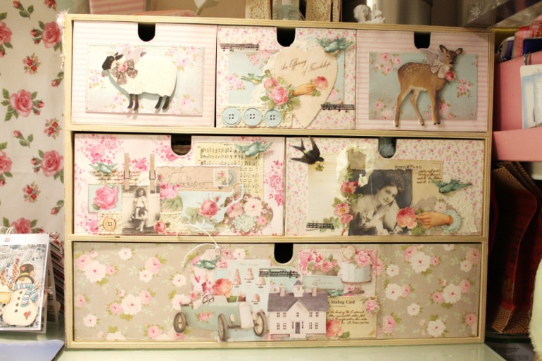 Декор икеевского комода в стиле Тильда