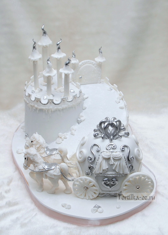 Торт с каретой (для Клуба Невест в Орехово-Зуево)