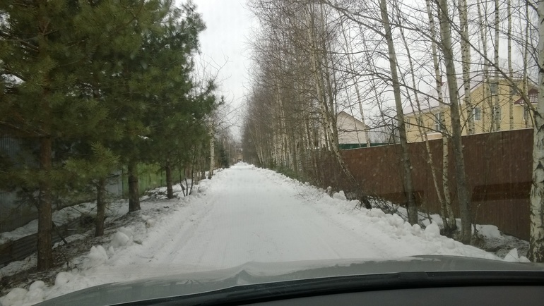 участок с фундаментом