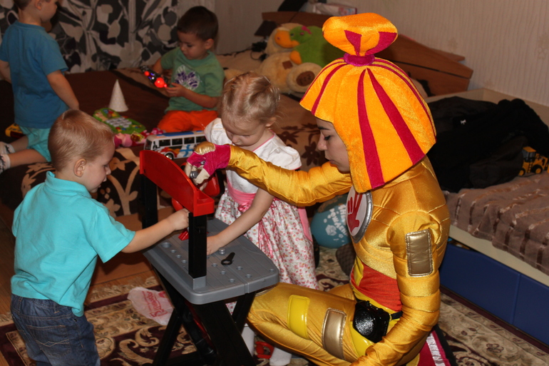 День рождения сынули или в сказке у Фиксиков!!