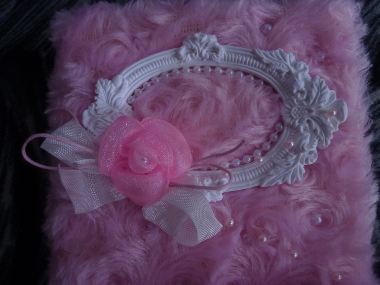 Пушистенький-мохнателький блокнотик