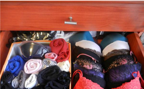 Sisters panty drawer fan photos