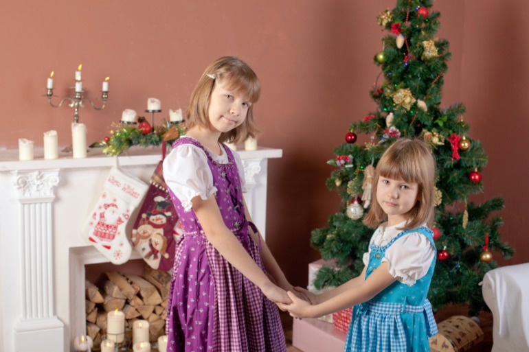 Новогодняя фотосессия. Красная шапочка и другие...