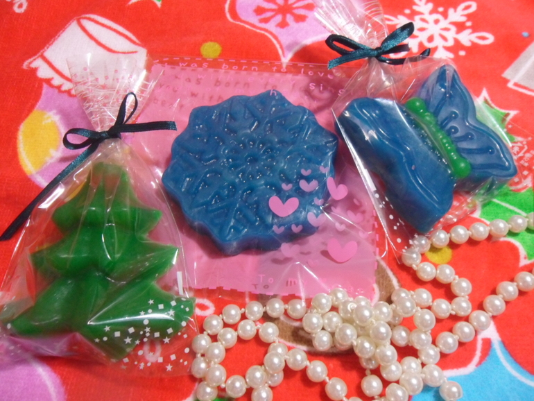 Новогоднее мыло