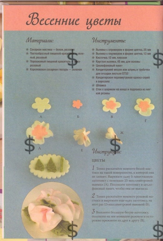 Книжечка с мк по цветам