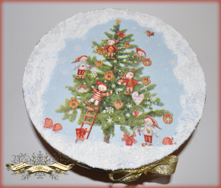 Комплект новогодних украшений на елку "Рождественские гномы"