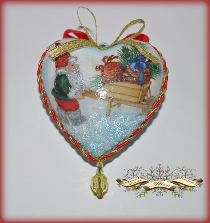 Комплект новогодних украшений на елку "Рождественские гномы"