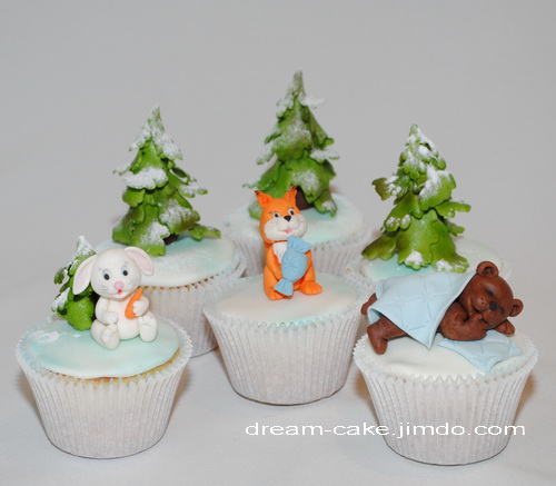 Новогодние капкейки