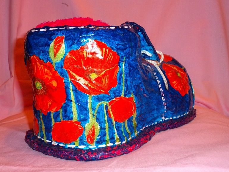 Папье маше+декупаж