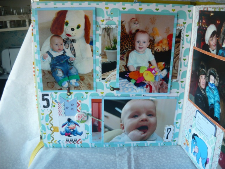 альбом с осликом Иа для мальчика