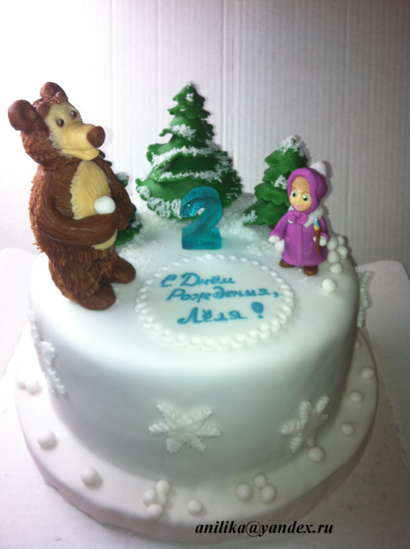 Маша и медведь. Зима :)