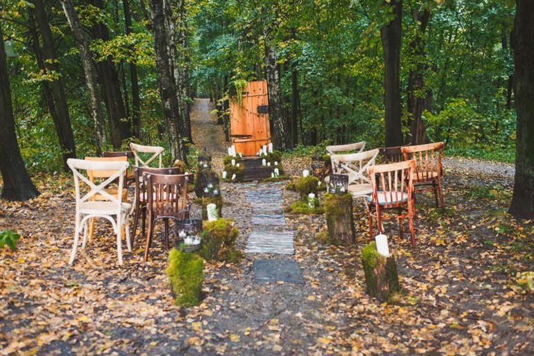 Волшебная лесная свадьба по мотивам мультфильма "Ходячий замок Хаула".