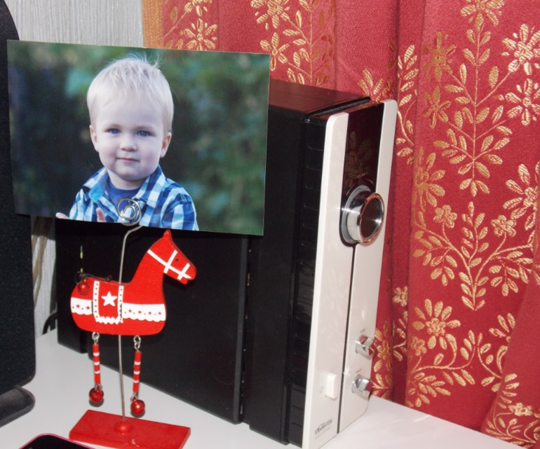 И мы украсили наш дом!!!