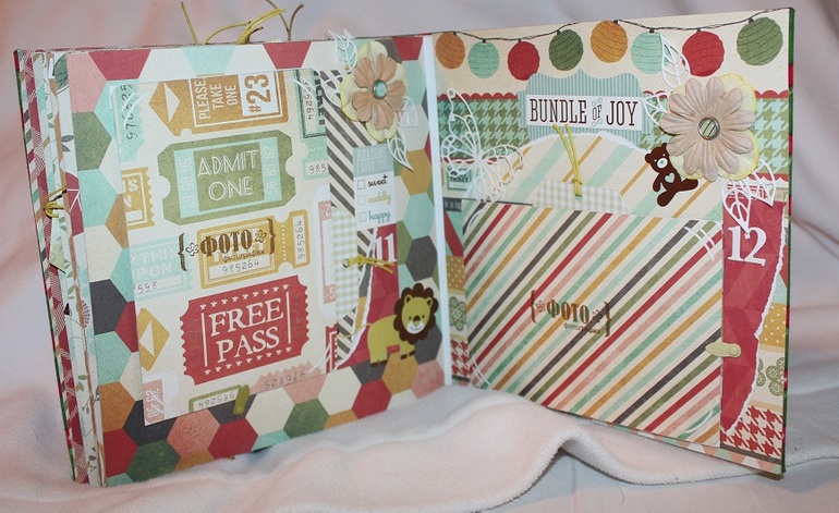 альбом "веселые зверята" для девочки