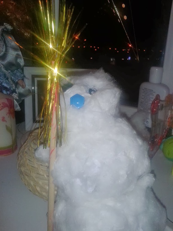 Снеговик в садик за 1 вечер