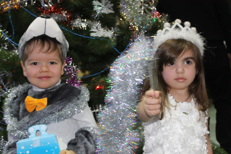 Елка в детском саду.