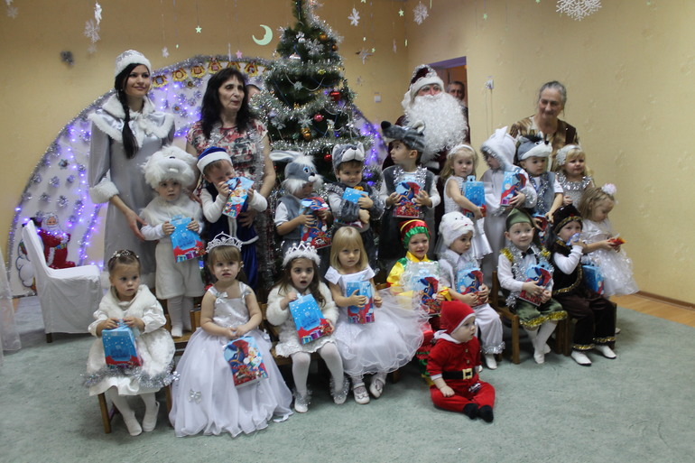 Елка в детском саду.