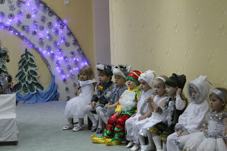 Елка в детском саду.