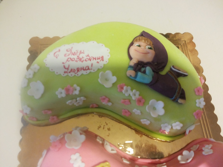тортик для двух сестрёнок