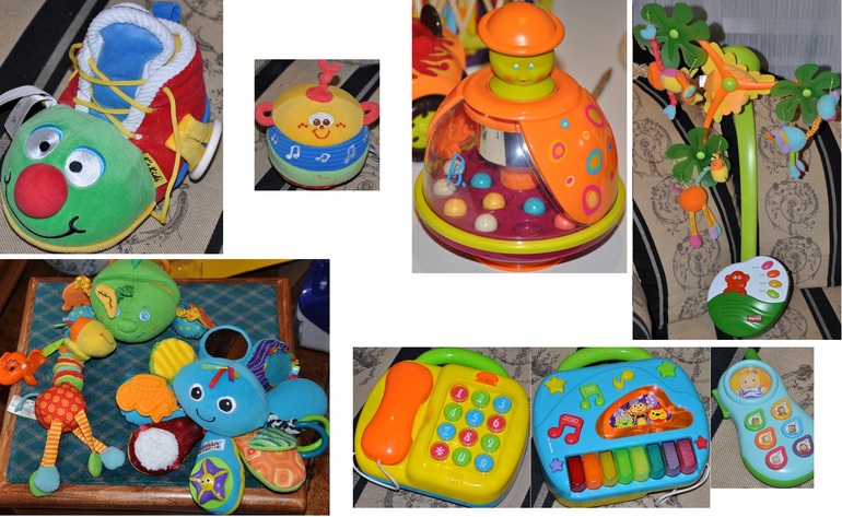 Игрушки для малышей до 9 месяцев - KS Kids,Chicco,Battat,Tiny love - Мобиль,Lamaze,Smoby