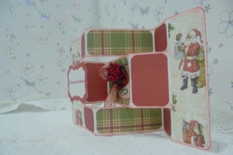 Первые новогодние открытки
