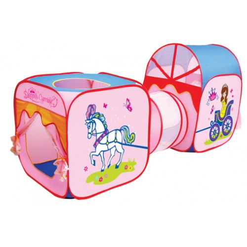Игровая палатка с тоннелем Карета для Принцессы