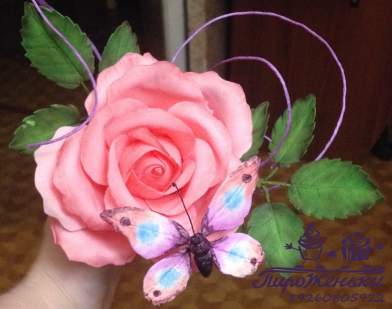 Первая роза после курсов