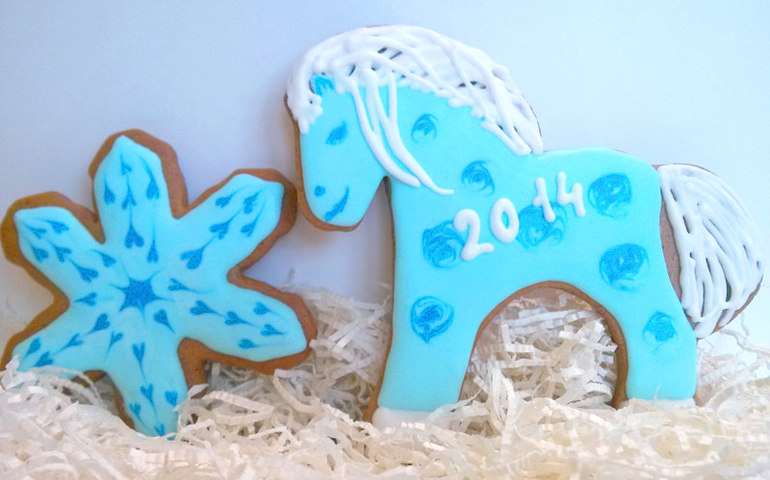 Композиция "С Новым Годом!" и новогодние имбирно-медовые прянички!