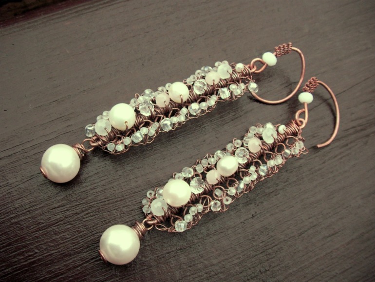 Новые работы. Вязание из проволоки