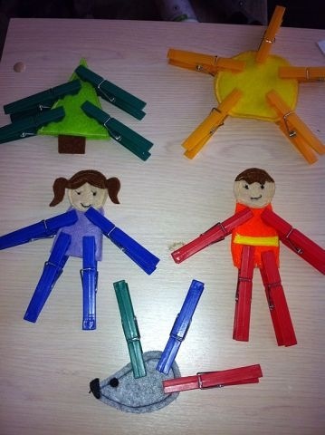 Игры с прищепками