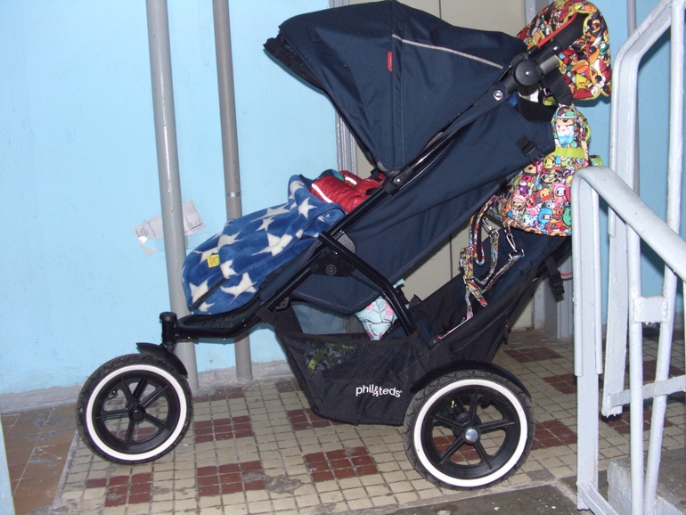 Phil&Teds; Navigator V2 с АВТОСТОПОМ (новая версия) для погодок!