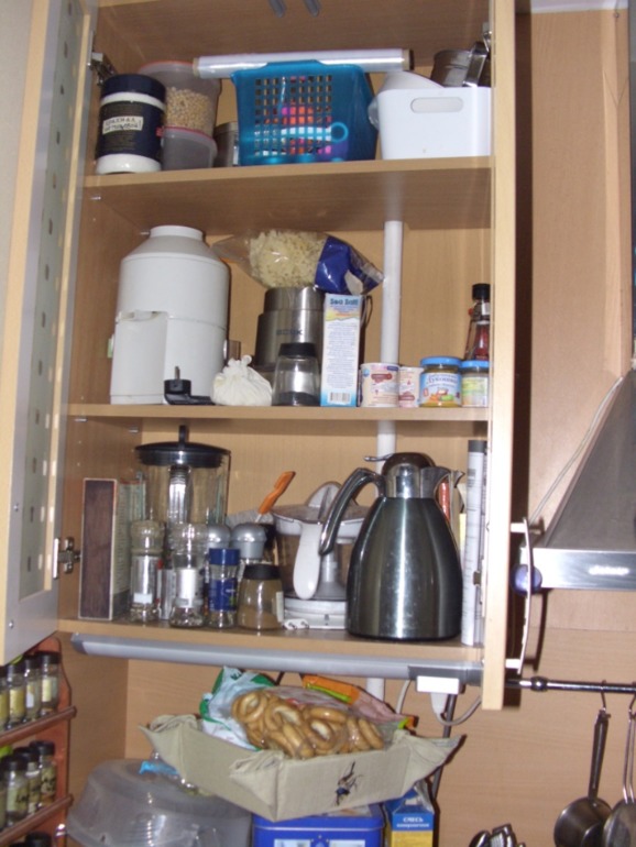 не могу найти места вещам на кухне((( дайте советов и пенделей!