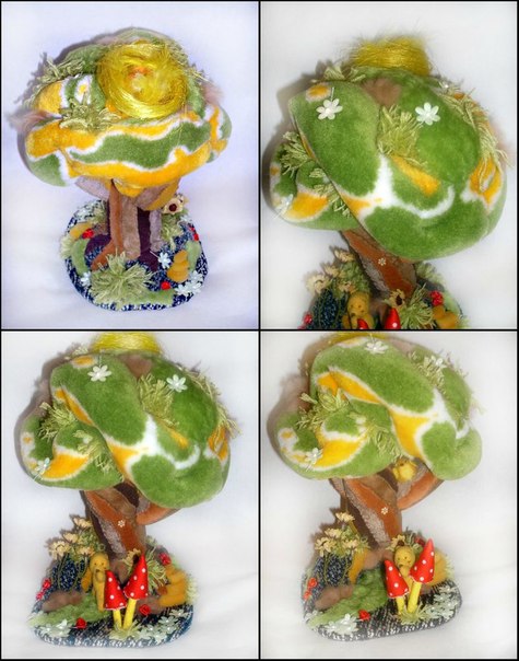 МК текстильное дерево