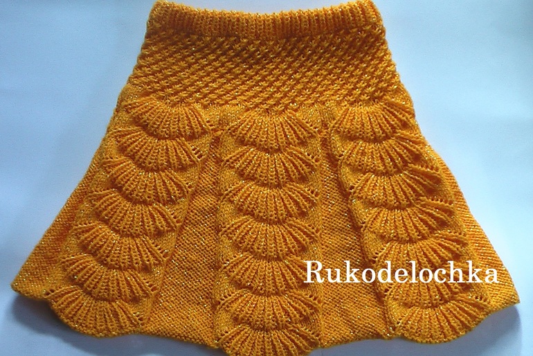 Юбка с бантовыми складками на кокетке (видео)