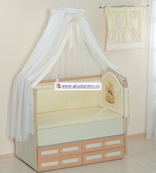 Девочки, у кого такой же комплект - какие там бортики?